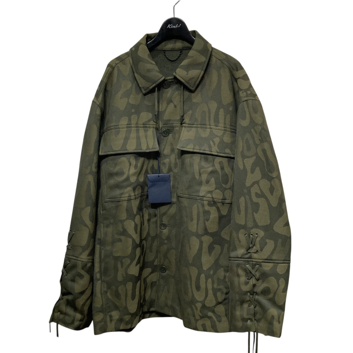 LOUIS VUITTON(ルイヴィトン) LV レース ウール オーバーシャツ