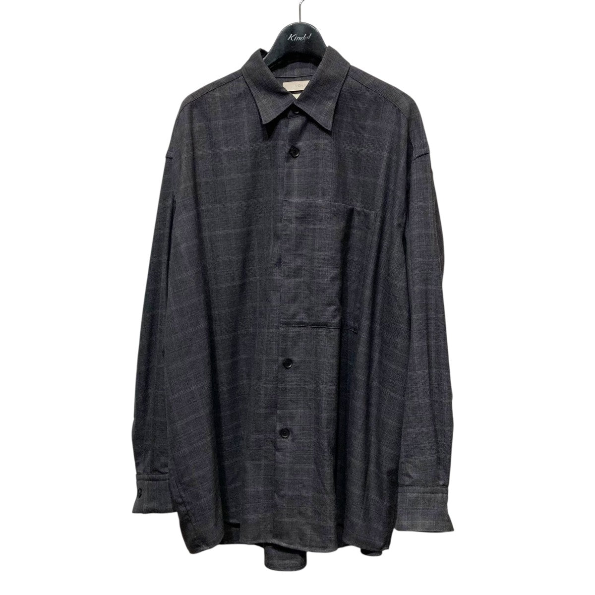 YOKE(ヨーク) OVERSIZED BIG POCKET SHIRTチェックオーバー