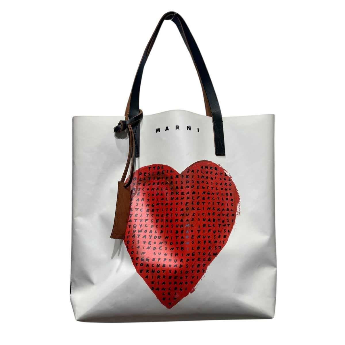 MARNI 編み込みトートバッグ 赤/白/青 MARNI マルニ MARKET FISH トートバッグ A4可【送料0/国内即発