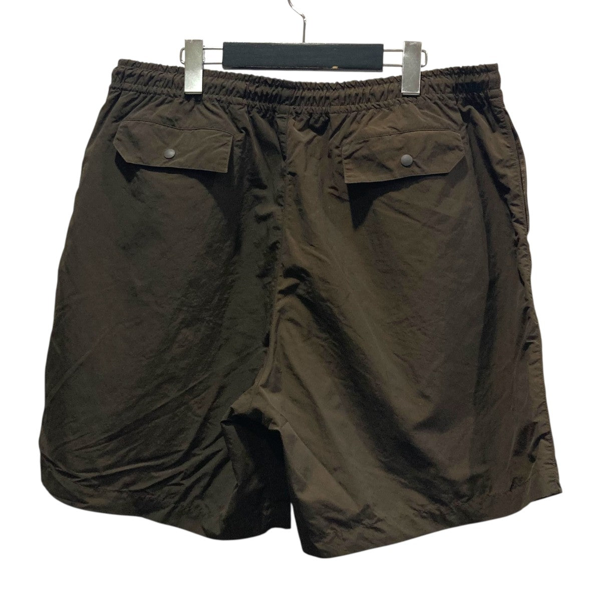 ロゴ刺繍ナイロンショーツSS22BRENPT02LV