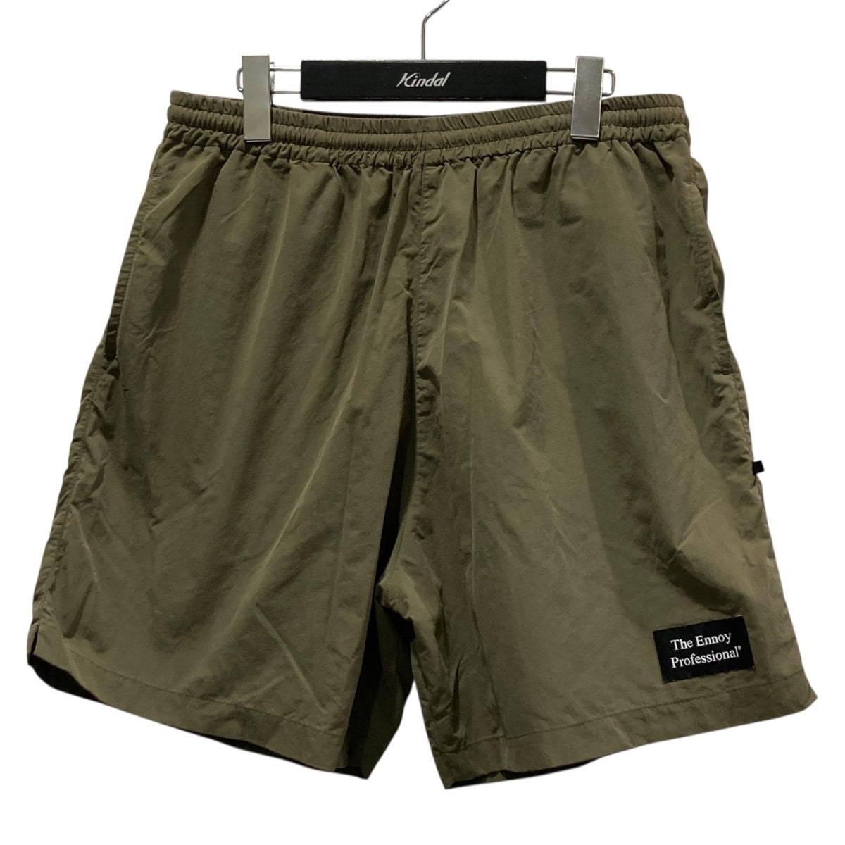 Ennoy ロゴ刺繍ナイロンショーツ Lサイズ ENNOY(エンノイ) ロゴパッチナイロンショーツSS20BRENPT01LV