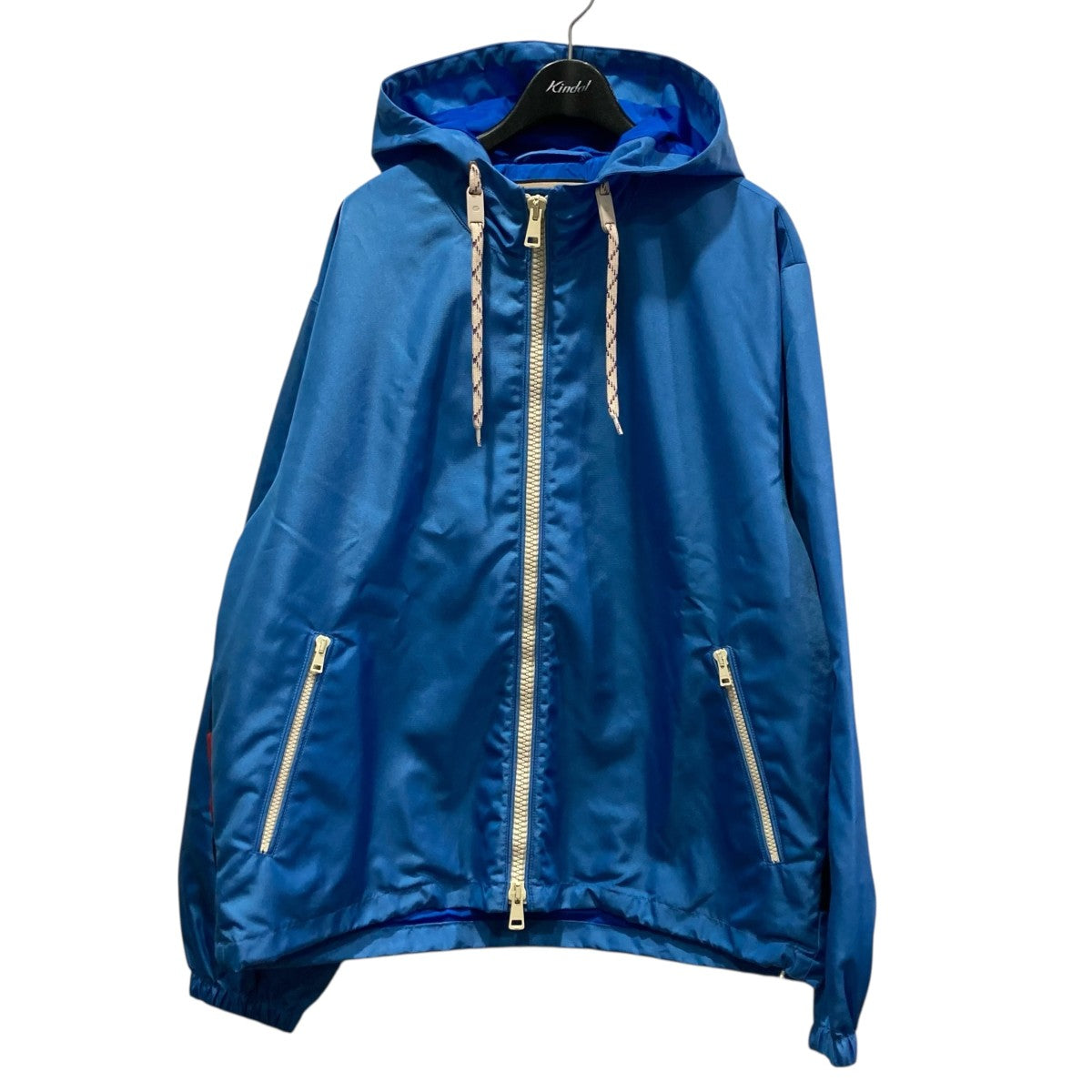 GUCCI(グッチ) バックロゴナイロンフーデッドジャケット770759
