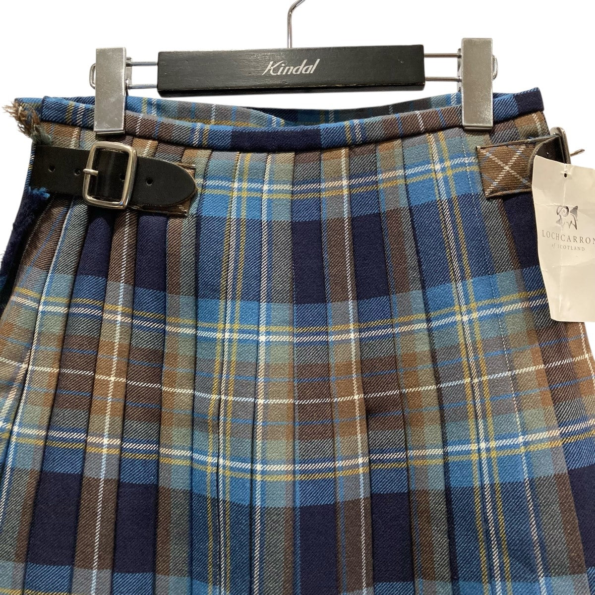 LOCHCARRON ベルテッドプリーツスカート 古着・中古-3枚目のアイテム画像