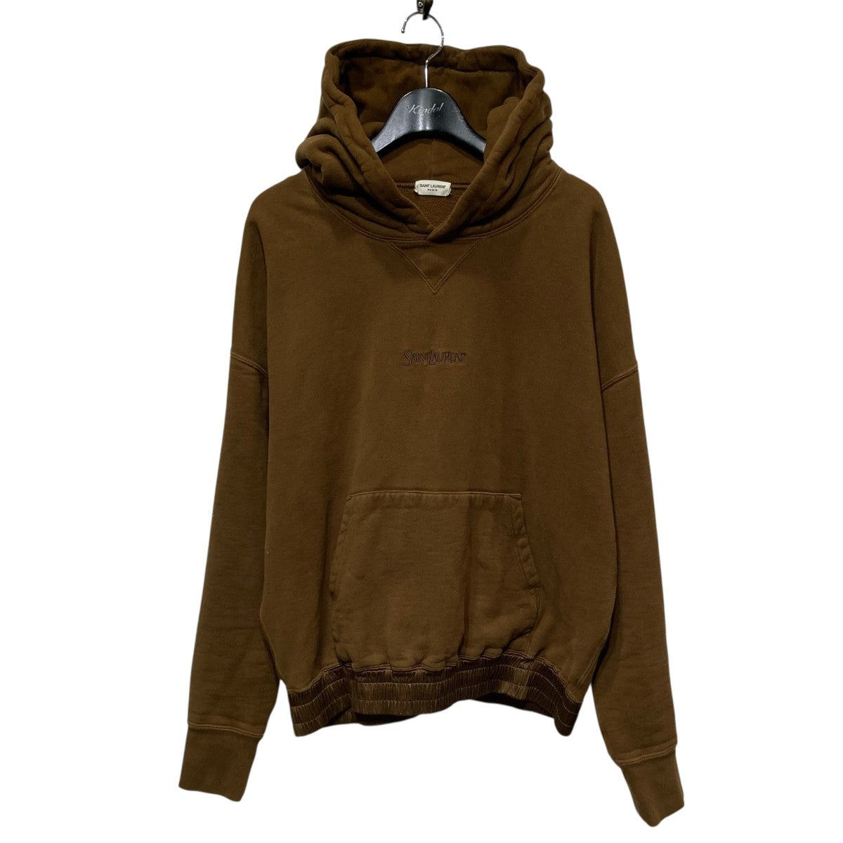 Saint Laurent Paris サテン切替プルオーバーパーカー773358 古着・中古-1枚目のアイテム画像