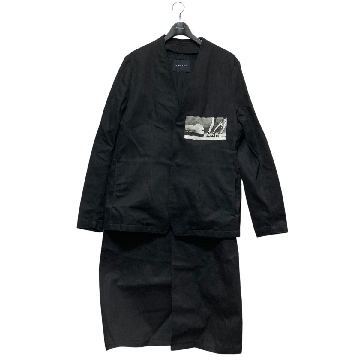 ALMOSTBLACK(オールモストブラック) レイヤードデニムコート22AW-C002 