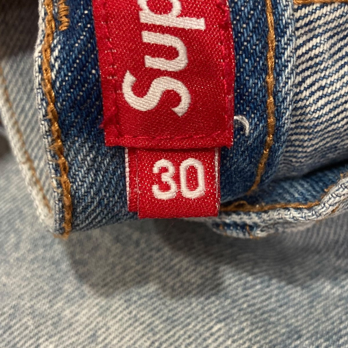 24SSBaggy Jean Washed Indigoバギーデニムパンツ101837