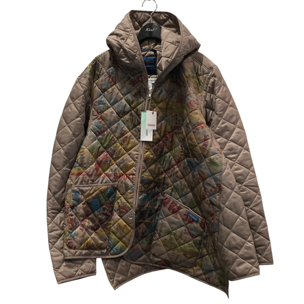 COMME des GARCONS SHIRT×LAVENHAM 25AWキルティングフーデッド