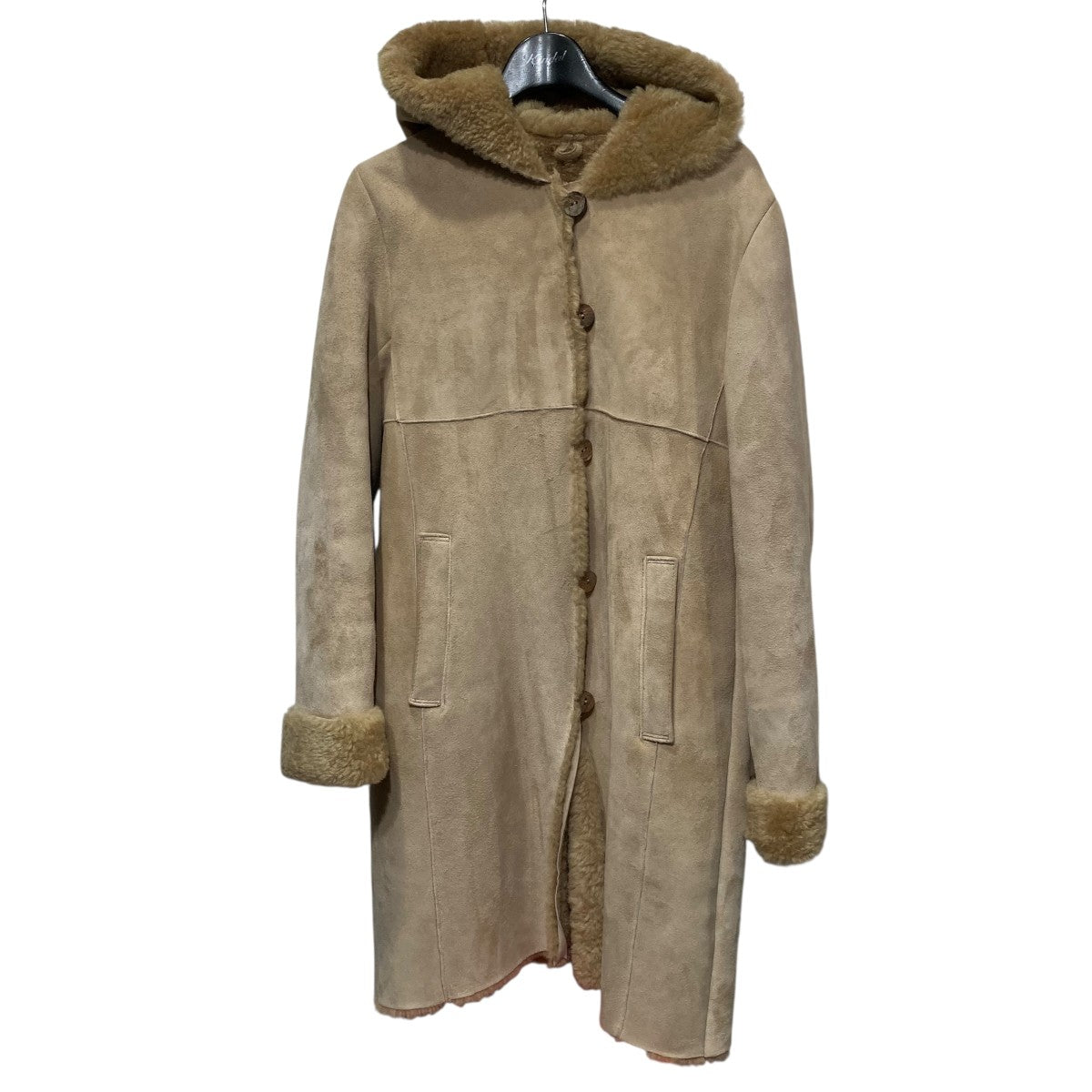 OWEN BARRY×SHIPS ムートンコート314-12-0563 314-12-0563 ベージュ