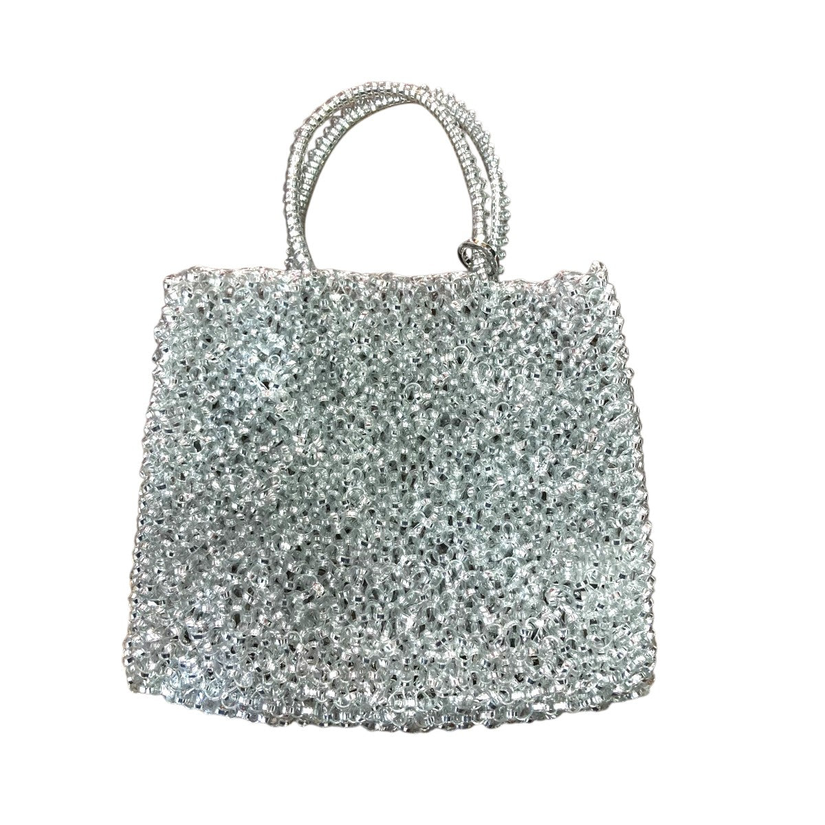 ANTEPRIMA シルバー ビーズショルダーバッグ　ミニアトゥーラ ANTEPRIMA(アンテプリマ) スタンダード ミニアトゥーラショルダー