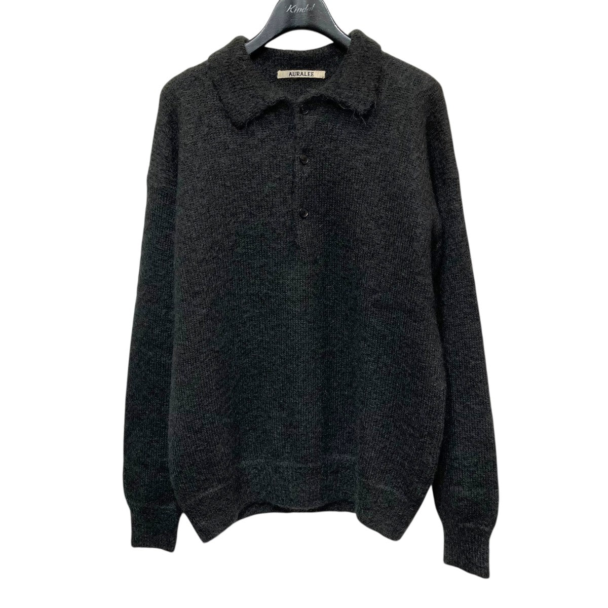 AURALEE オーラリー 23SS ニットポロシャツ AURALEE(オーラリー) 23SSBRUSHED COTTON WOOL RIB KNIT SKIPPER