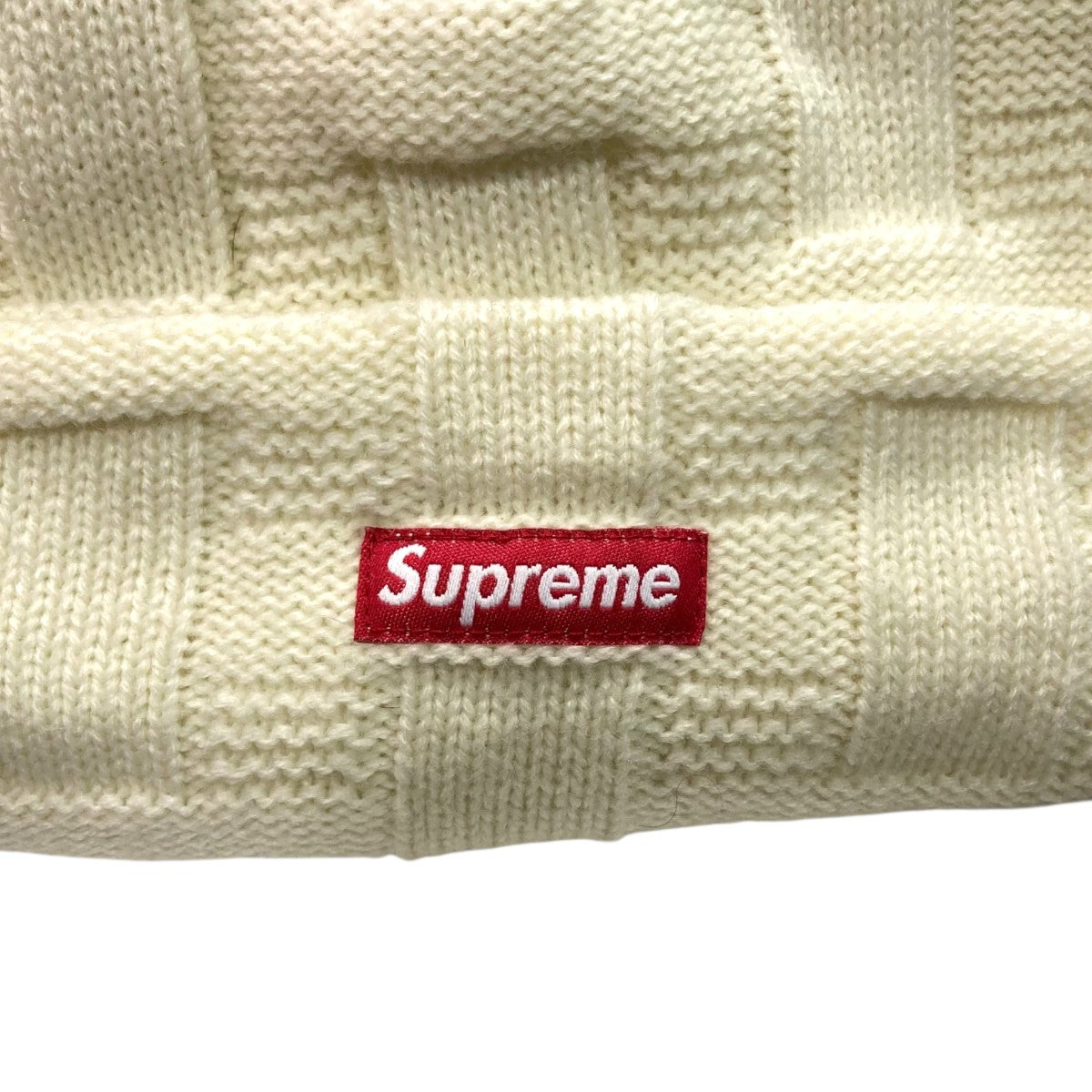 Box Basket Weave Beanieニットキャップ