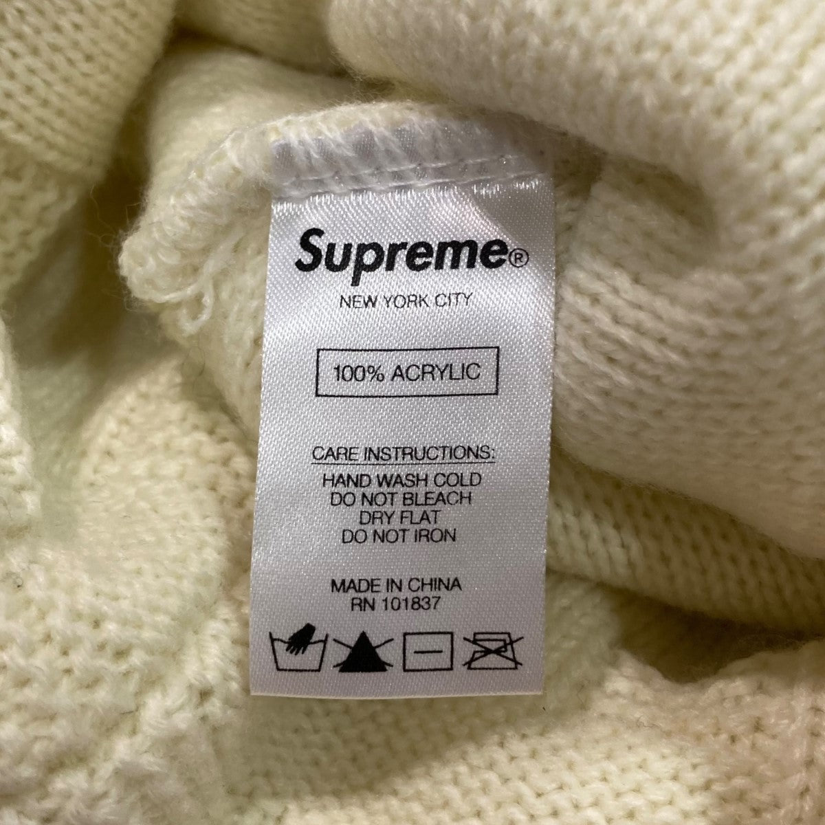 Box Basket Weave Beanieニットキャップ
