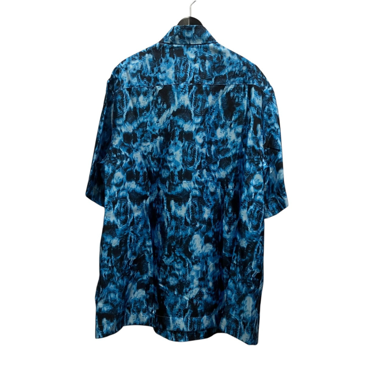 総柄シルク半袖シャツ8040266