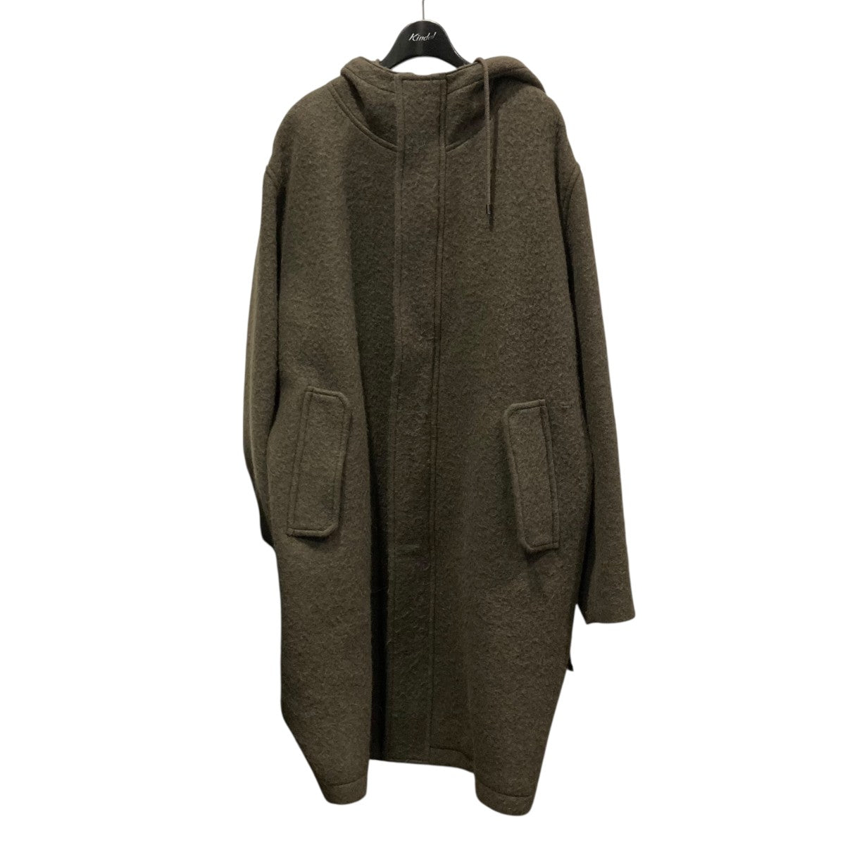 AURALEE(オーラリー) BRUSHED ALPACA WOOL MELTON HOODED COAT