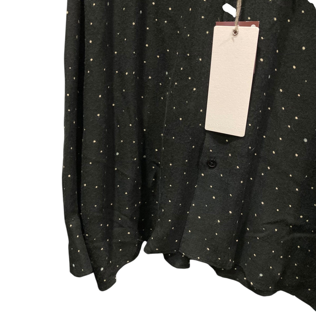 25AWOP COLLLAR SHIRTS DOTSドットオープンカラーレーヨンシャツMT5303-0604B