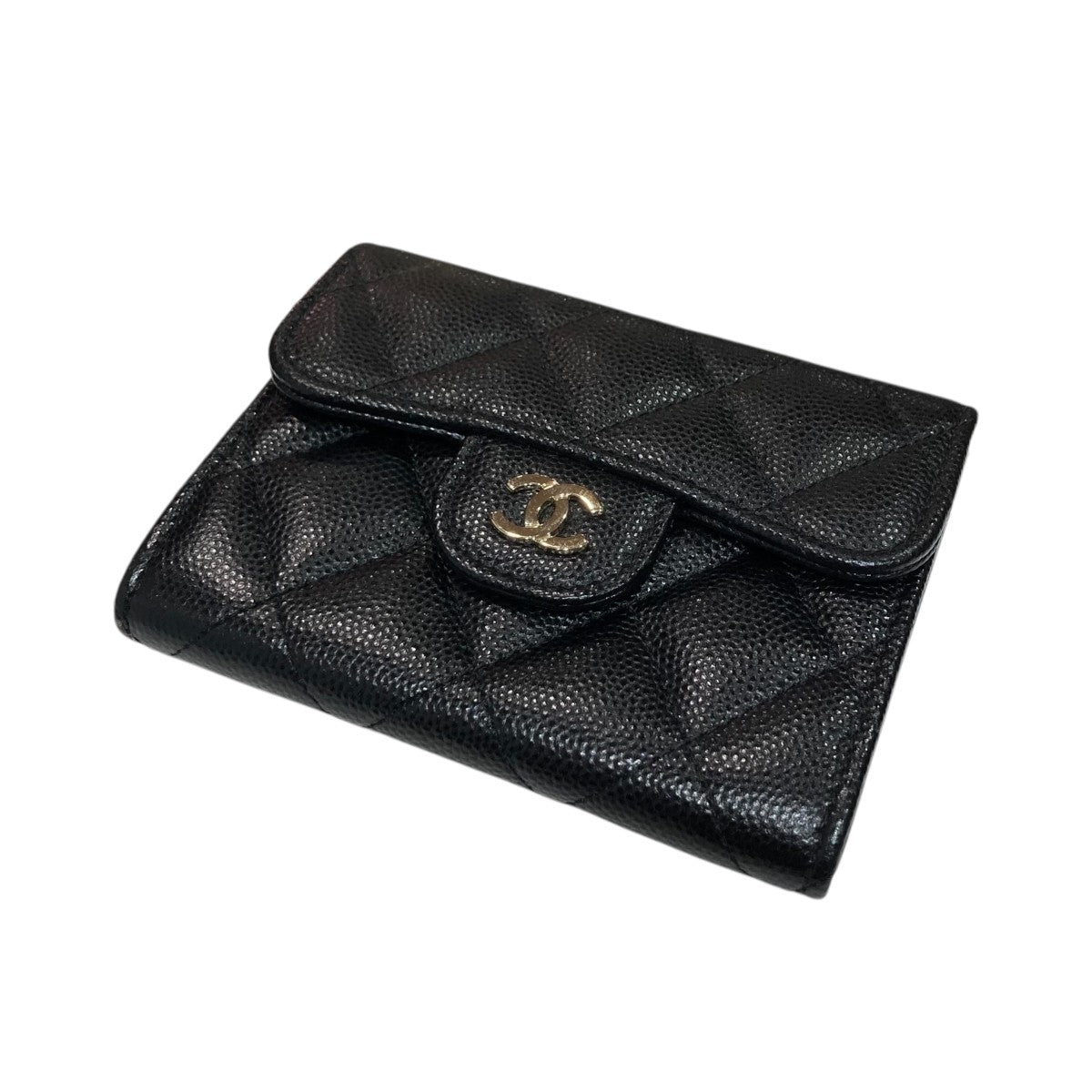 CHANEL(シャネル) キャビアスキンクラシックフラップカードケース 