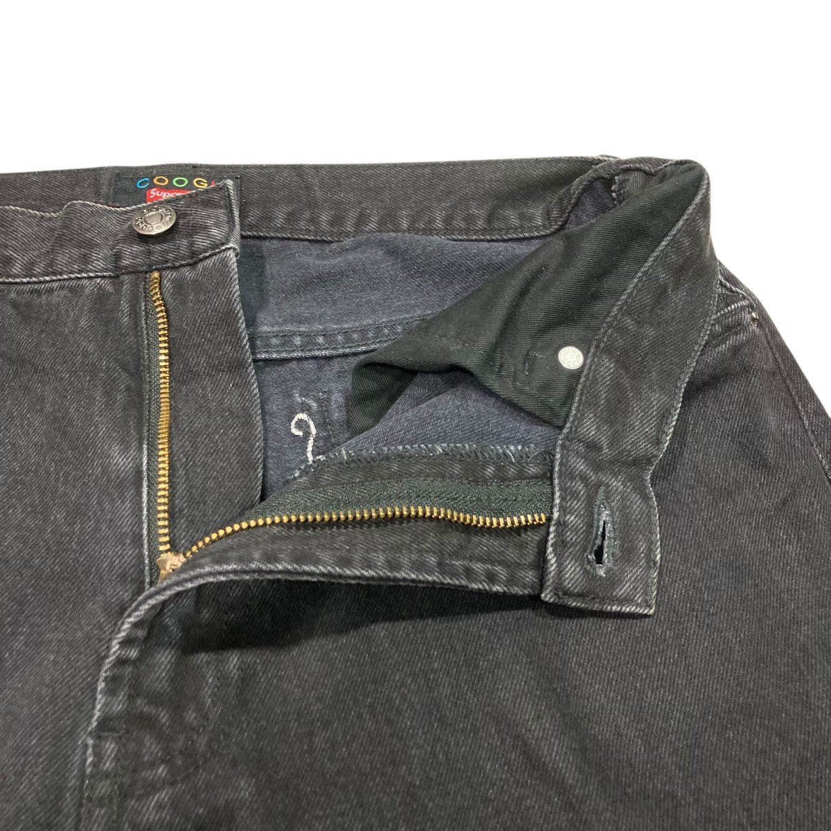 23SSBaggy Jeanエンブロイダリーデニムパンツ