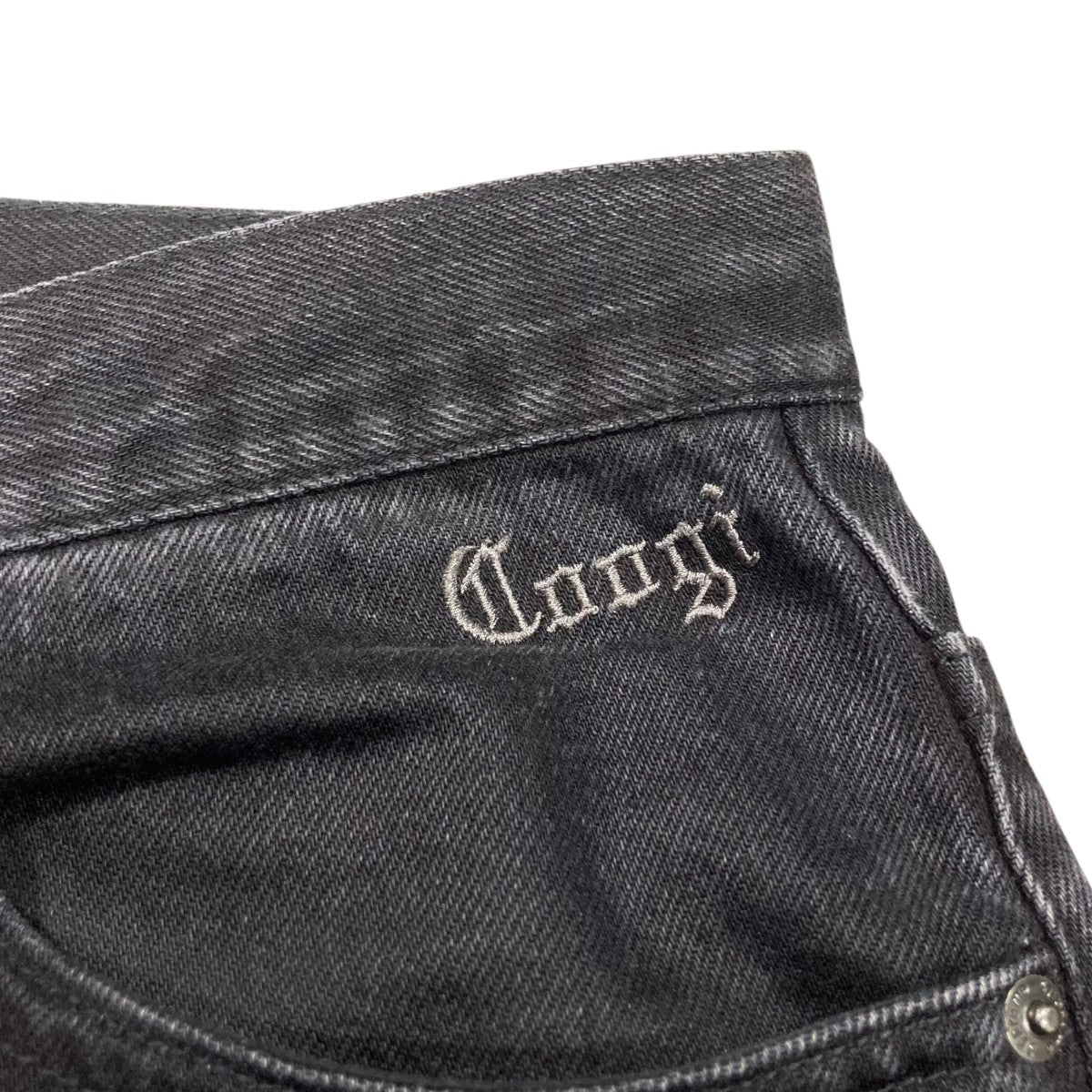 23SSBaggy Jeanエンブロイダリーデニムパンツ