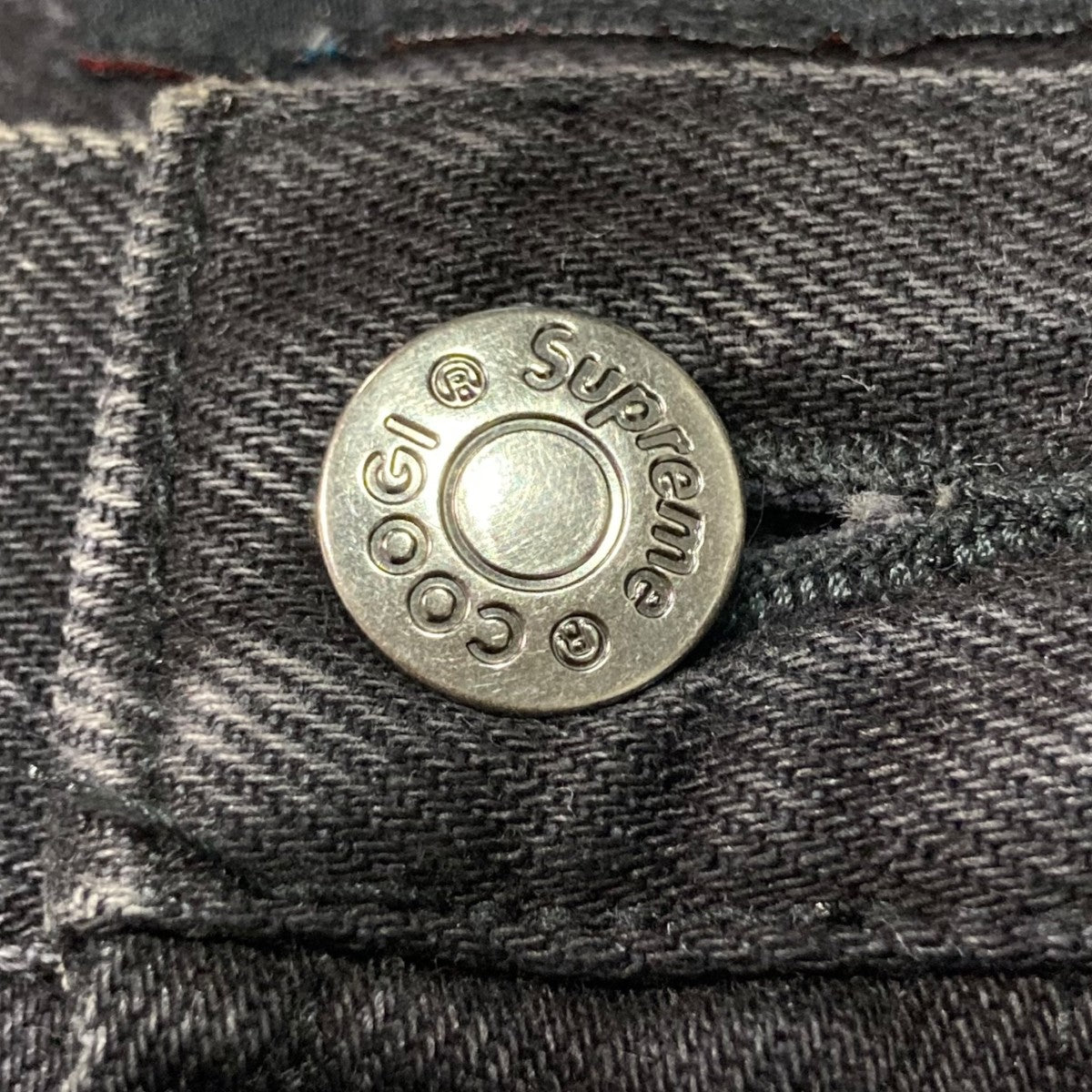 23SSBaggy Jeanエンブロイダリーデニムパンツ
