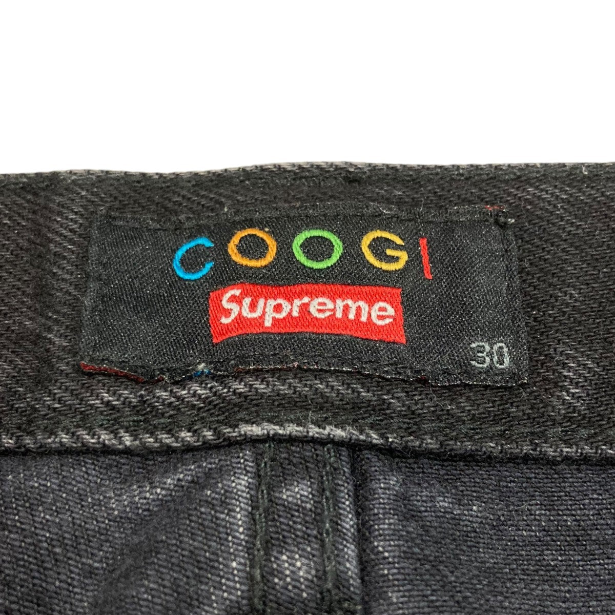 23SSBaggy Jeanエンブロイダリーデニムパンツ
