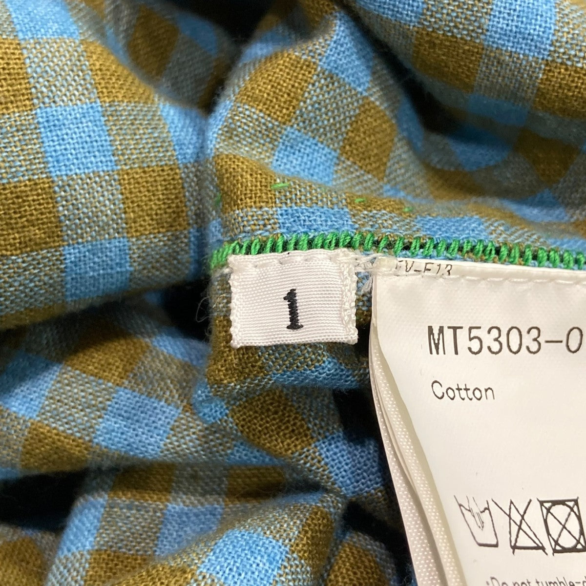 25AWGUPTA WESTERNチェックシャツMT5303-0605