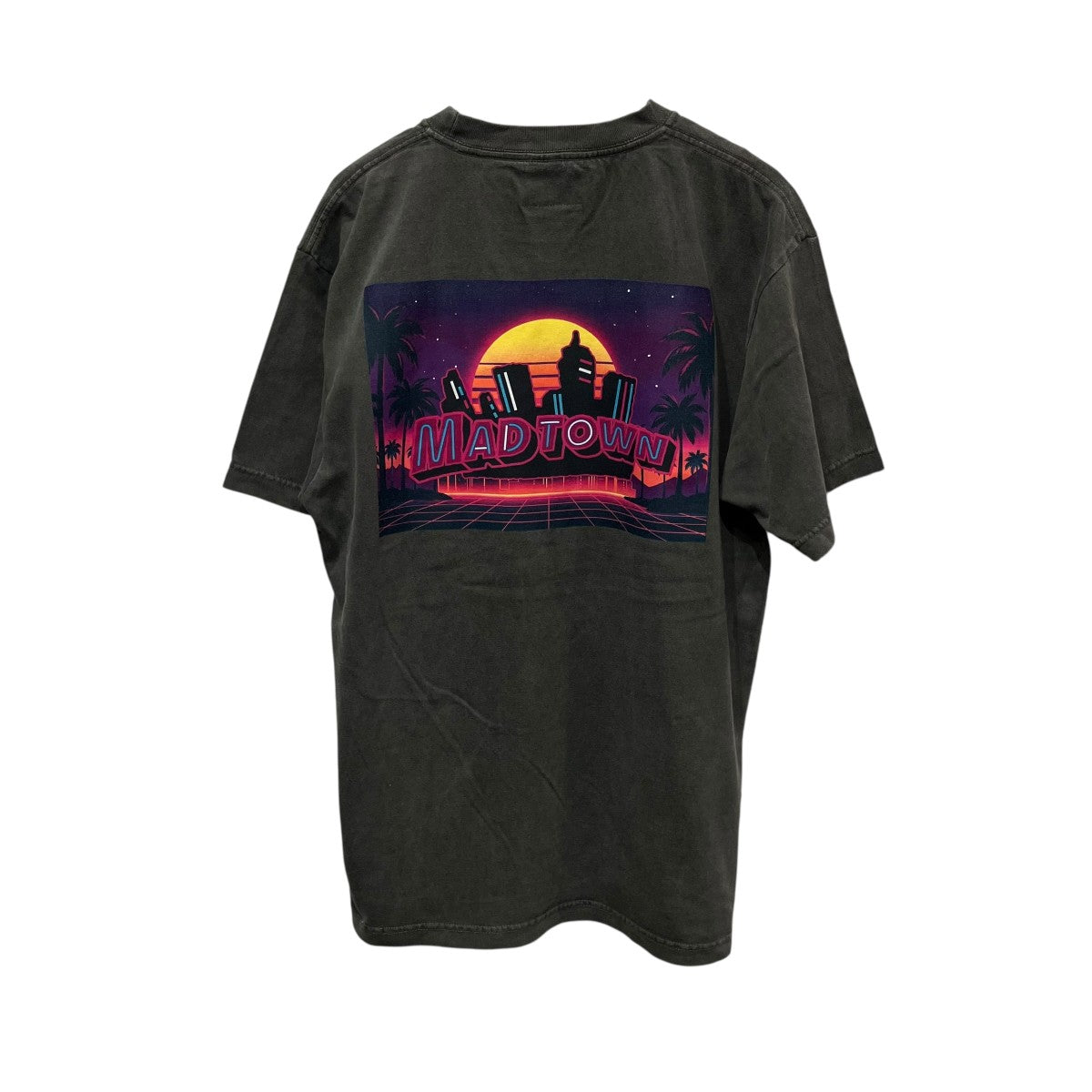 vaultroom(ボルトルーム) MAD TOWN MIDNIGHT TEEプリントTシャツ