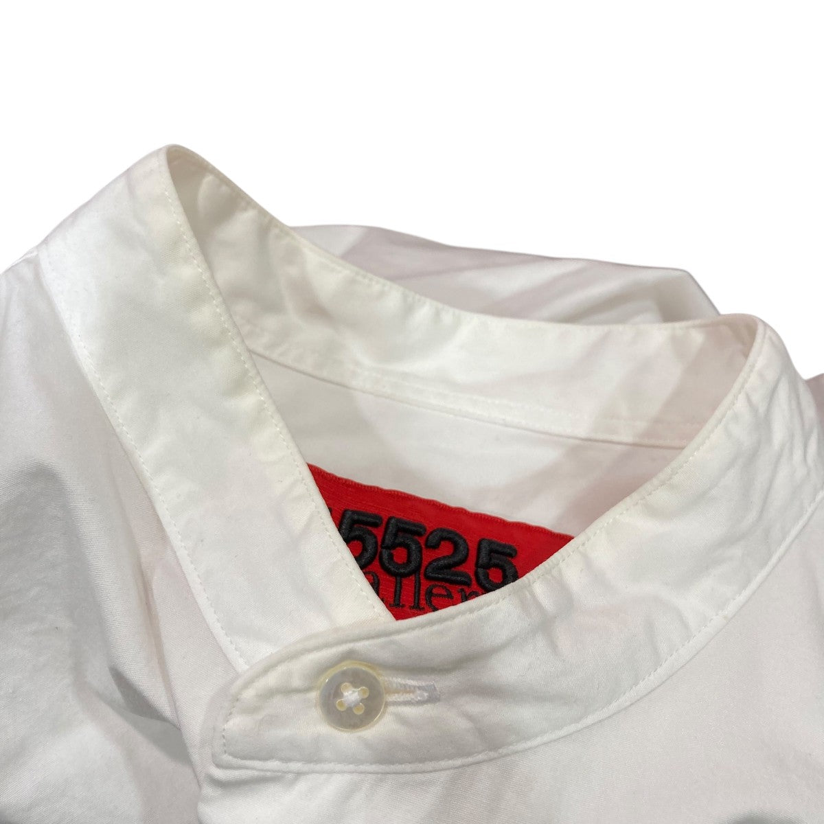 5525gallery バンドカラーシャツ5525-GSH-21101-MM1-BY 古着・中古-6枚目のアイテム画像