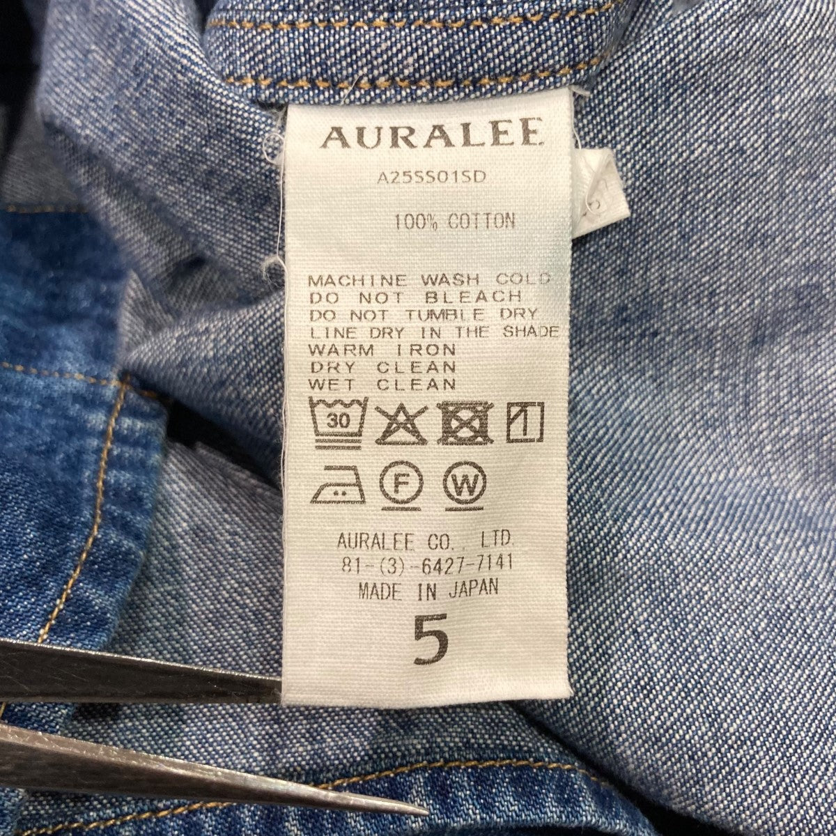 25SSSELVEDGE LIGHT OZ DENIM SHIRTデニムシャツA25SS01SD