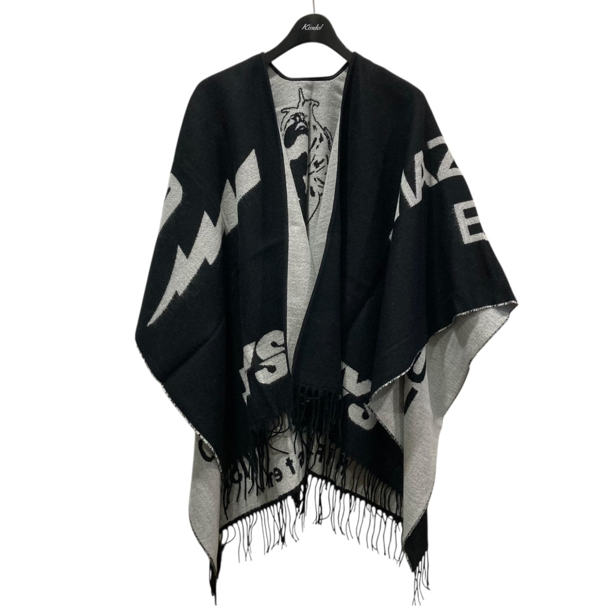 ★ヒステリックグラマー★ポンチョ Hysteric Glamour(ヒステリックグラマー) ポンチョ ブラック サイズ