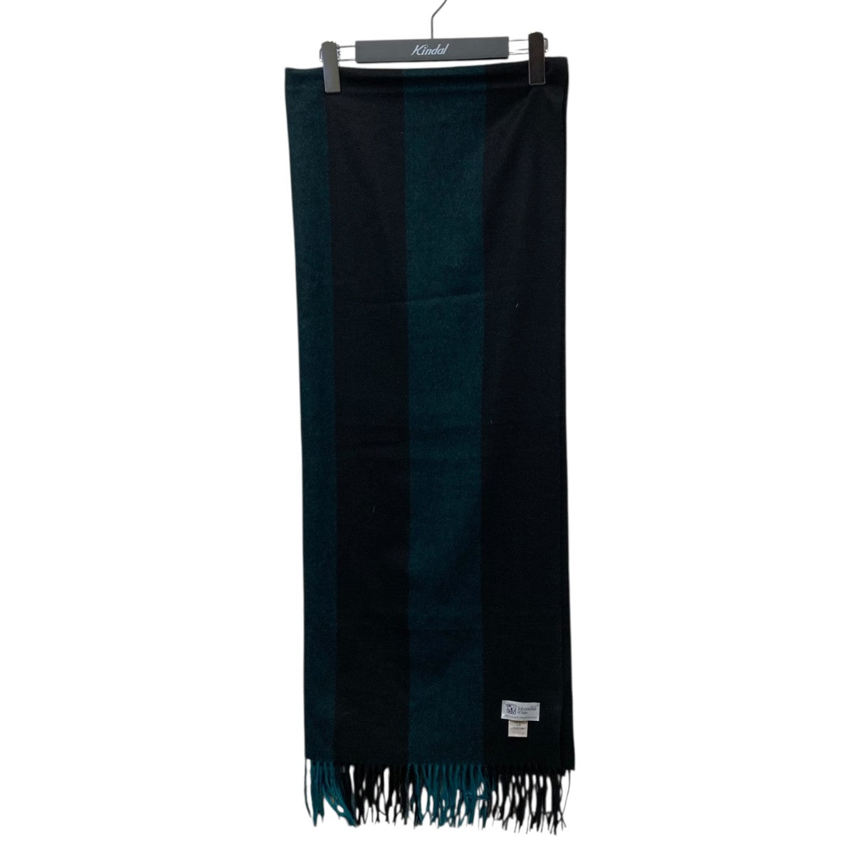 大判チェックカシミヤマフラーCA100