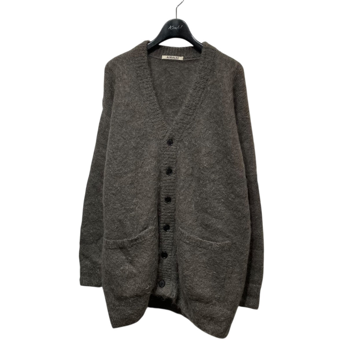 AURALEE(オーラリー) BRUSHED SUPER KID MOHAIR KNIT LONG CARDIGAN