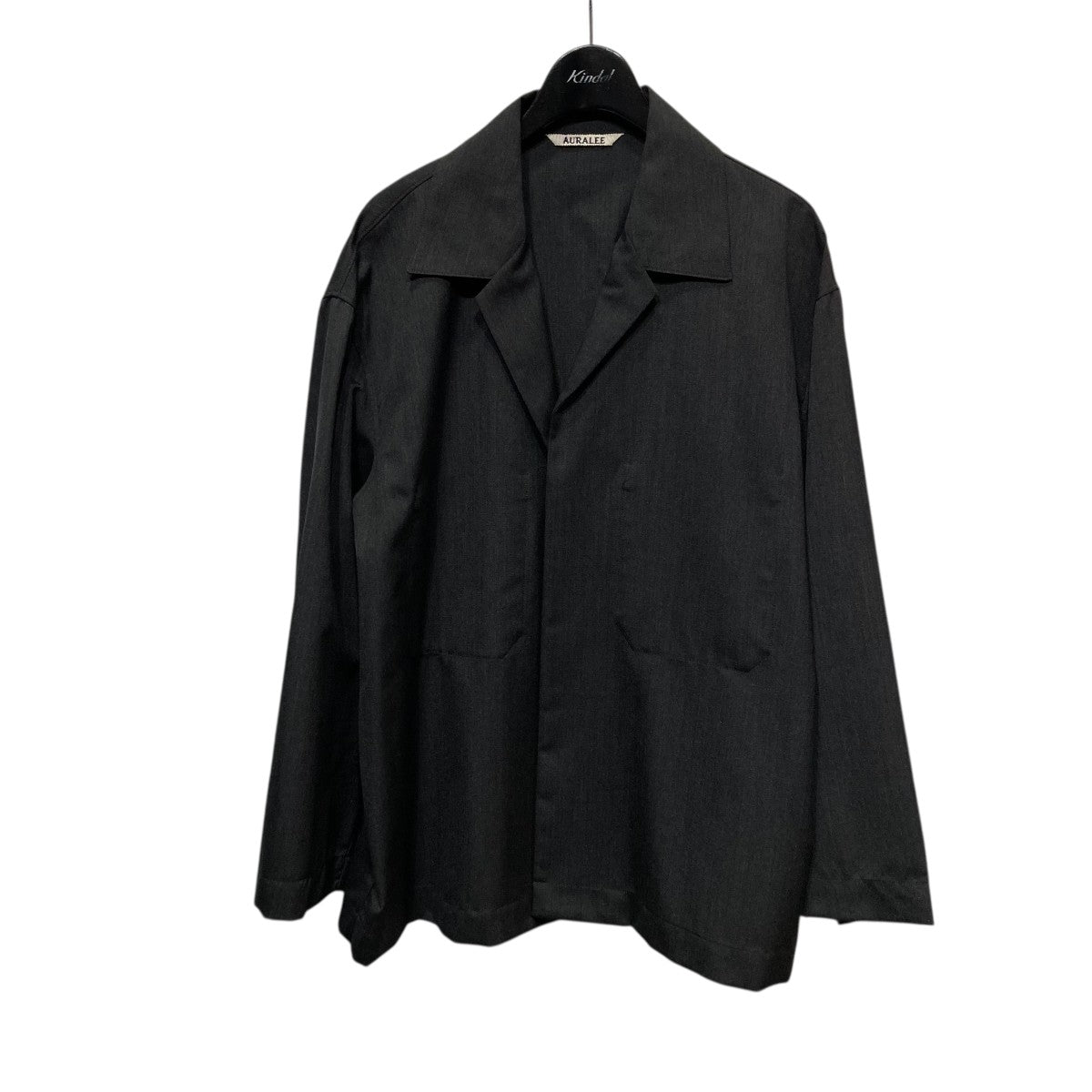AURALEE(オーラリー) WOOL SILK TROPICAL SHIRTS JACKETシャツ