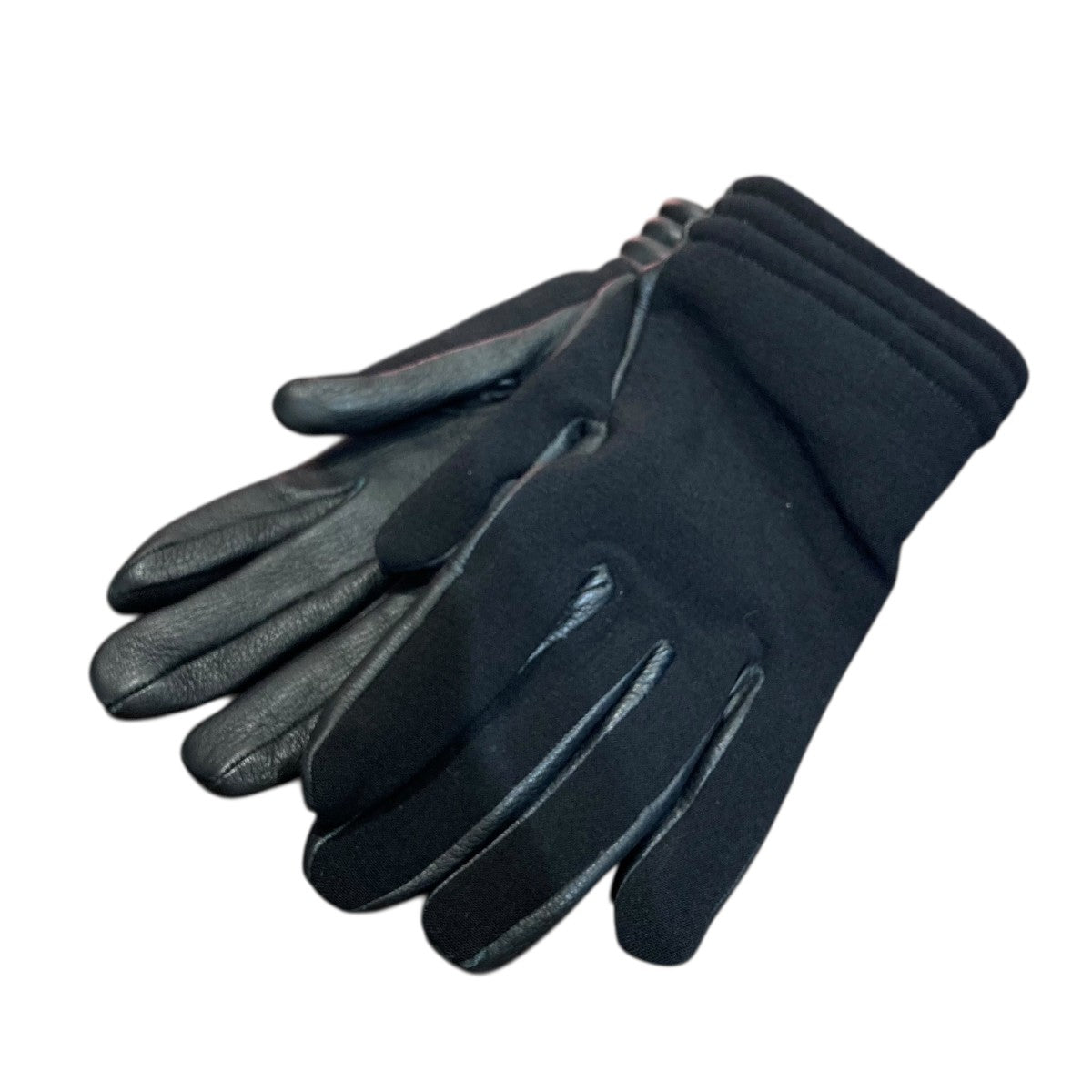 MARNI(マルニ) ウール切替レザーグローブ ブラック サイズ ワンサイズ