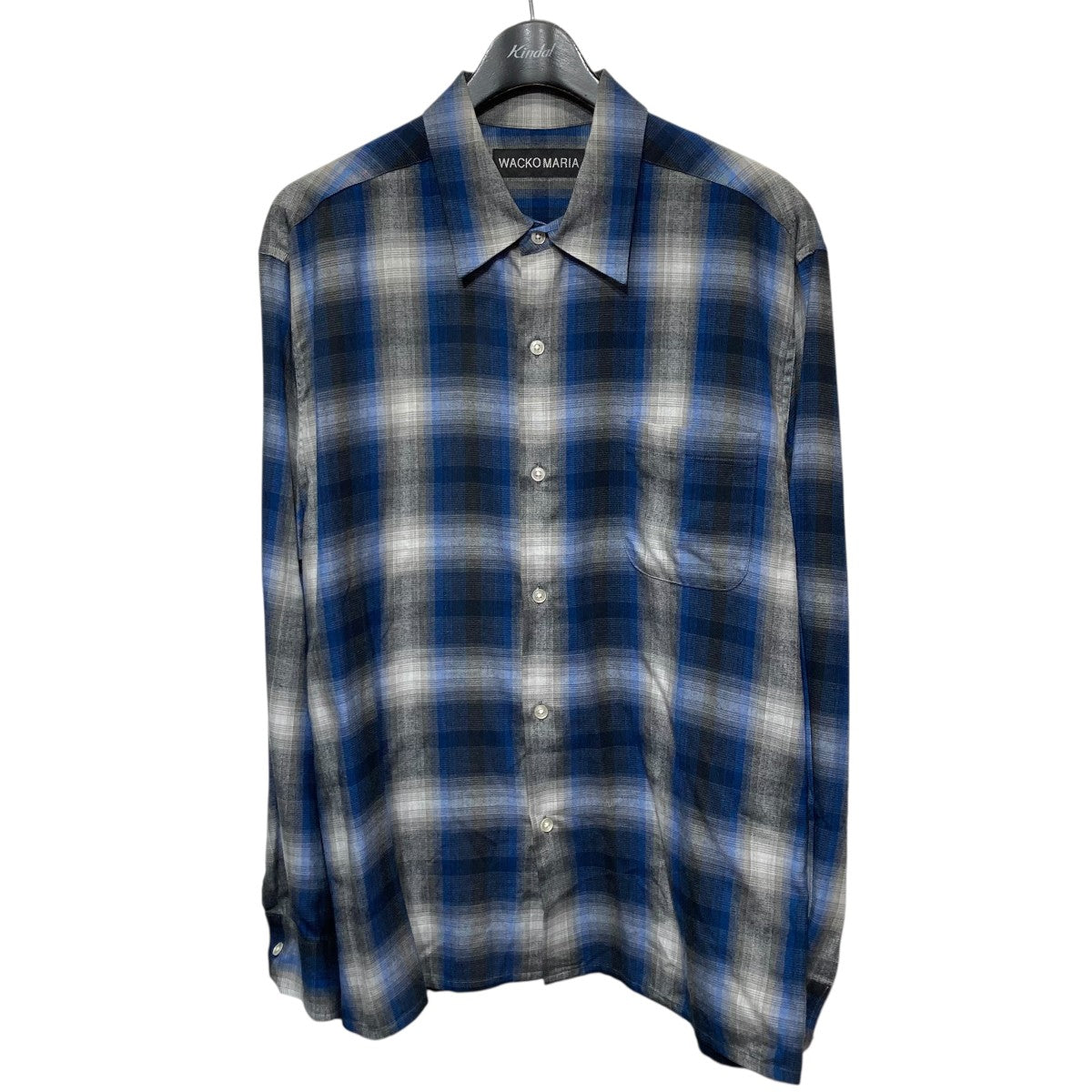 オンブレチェックシャツ