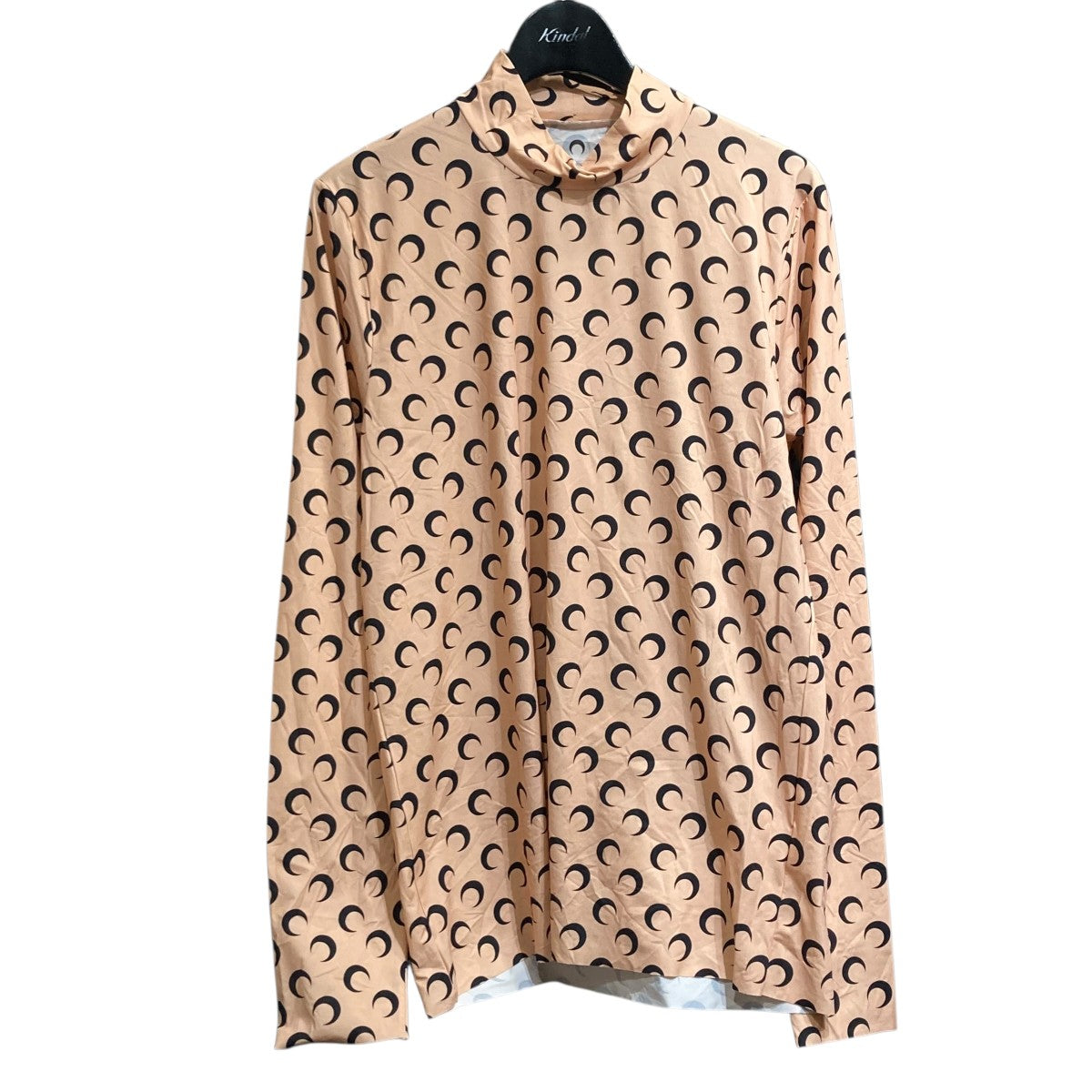 marine serre(マリーンセル) ムーンハイネックカットソー ベージュ