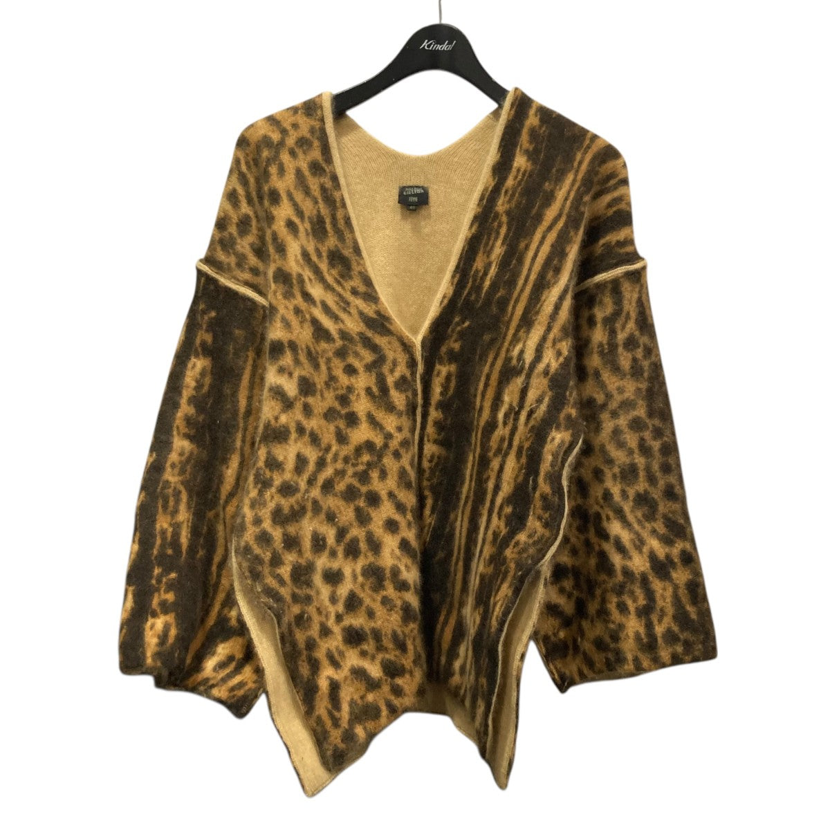 レオパードプルオーバーニット