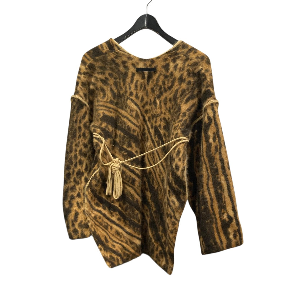 レオパードプルオーバーニット
