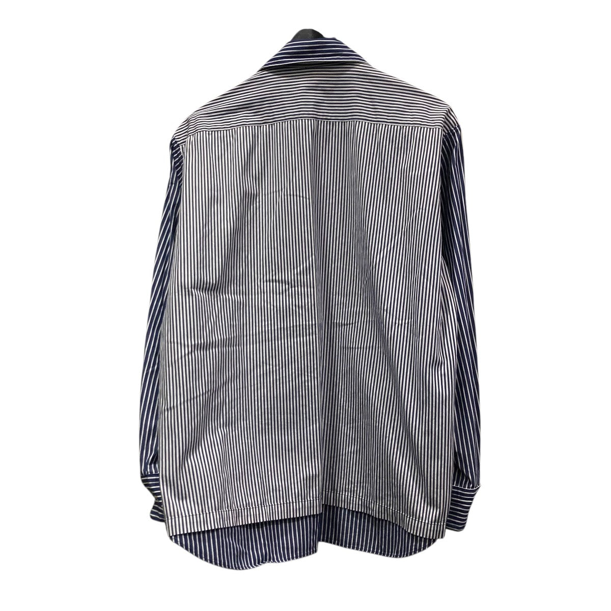 フェイクレイヤードストライプシャツ192-SH09-037