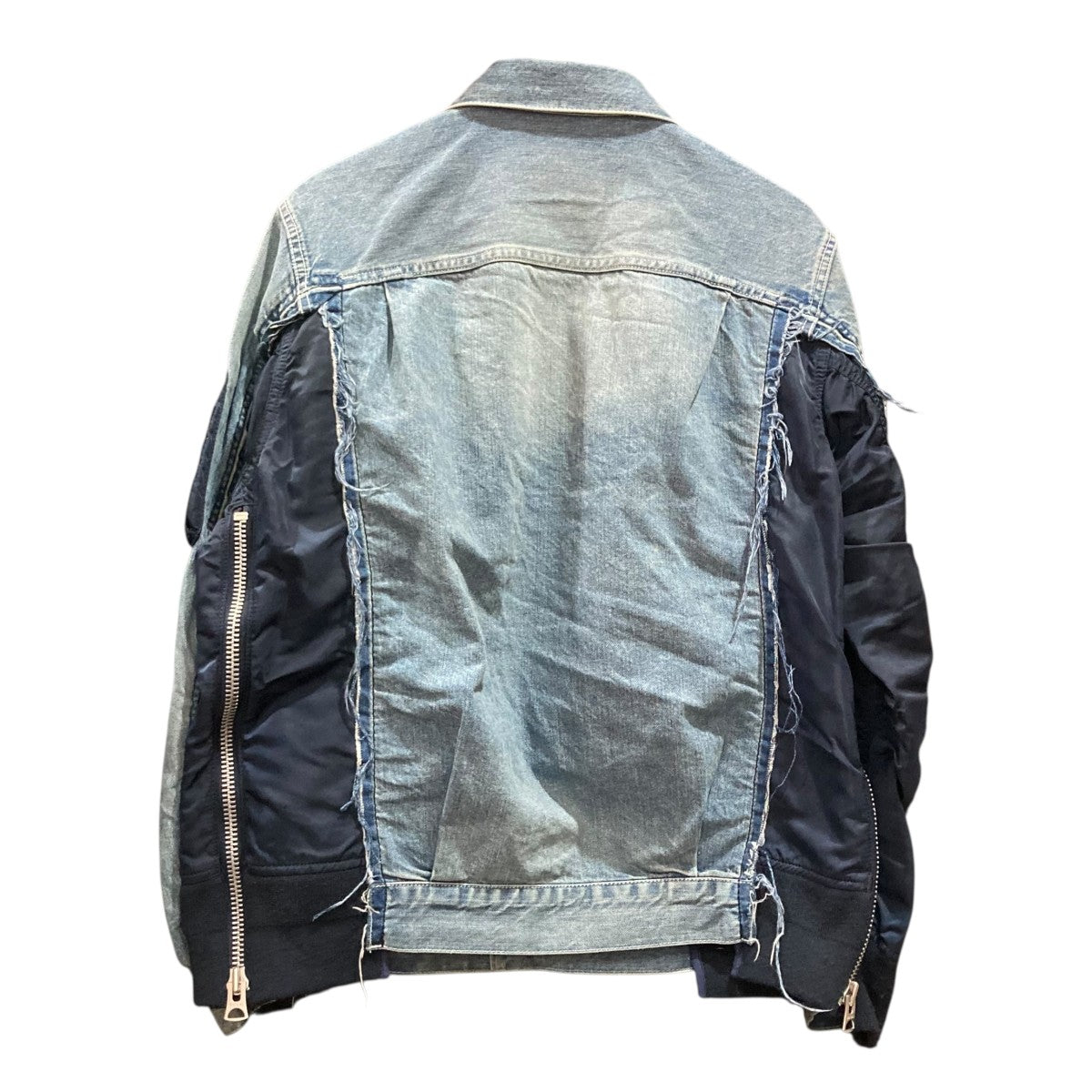 Denim×MA-1 JacketデニムMA-1ジャケットSCM-022