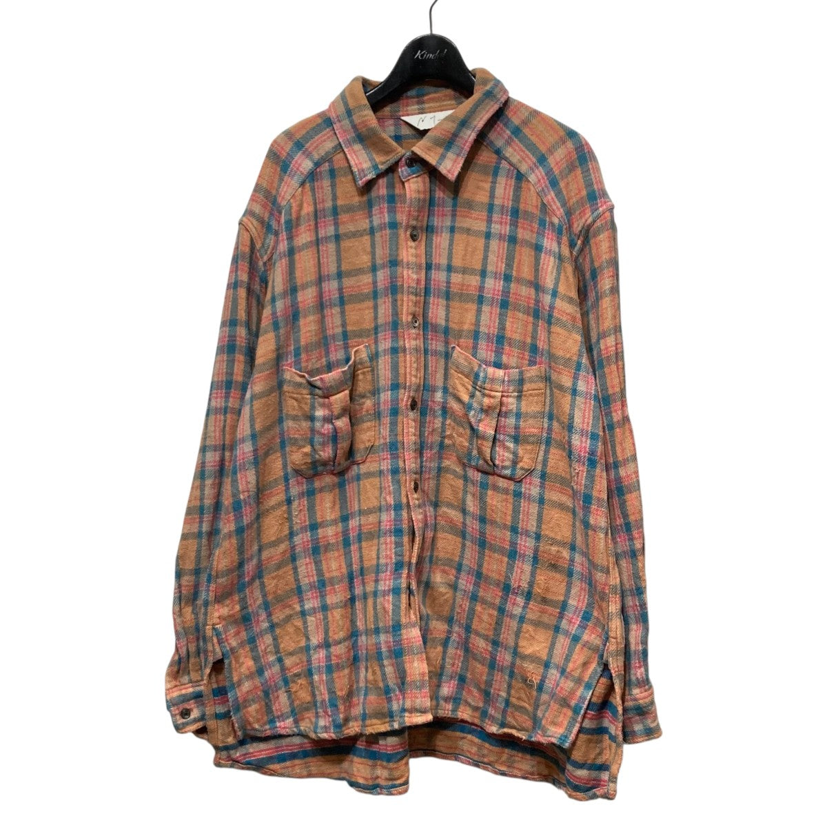 25AWNEL CHECK OVER WORK SHIRTネルチェックオーバーワークシャツ