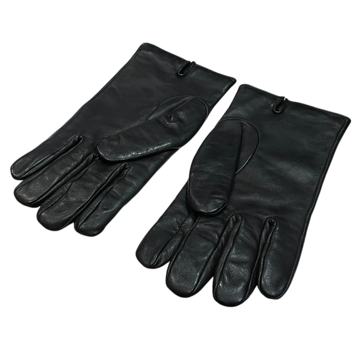 Snake embossed leather glovesレザーグローブ