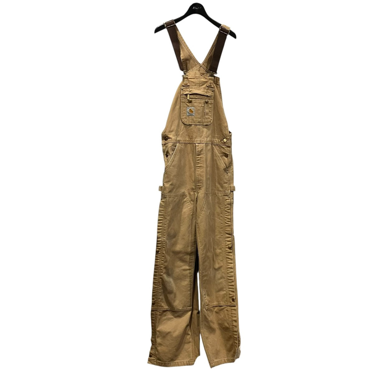 CarHartt(カーハート) ダブルニーオーバーオール ブラウン サイズ 30 
