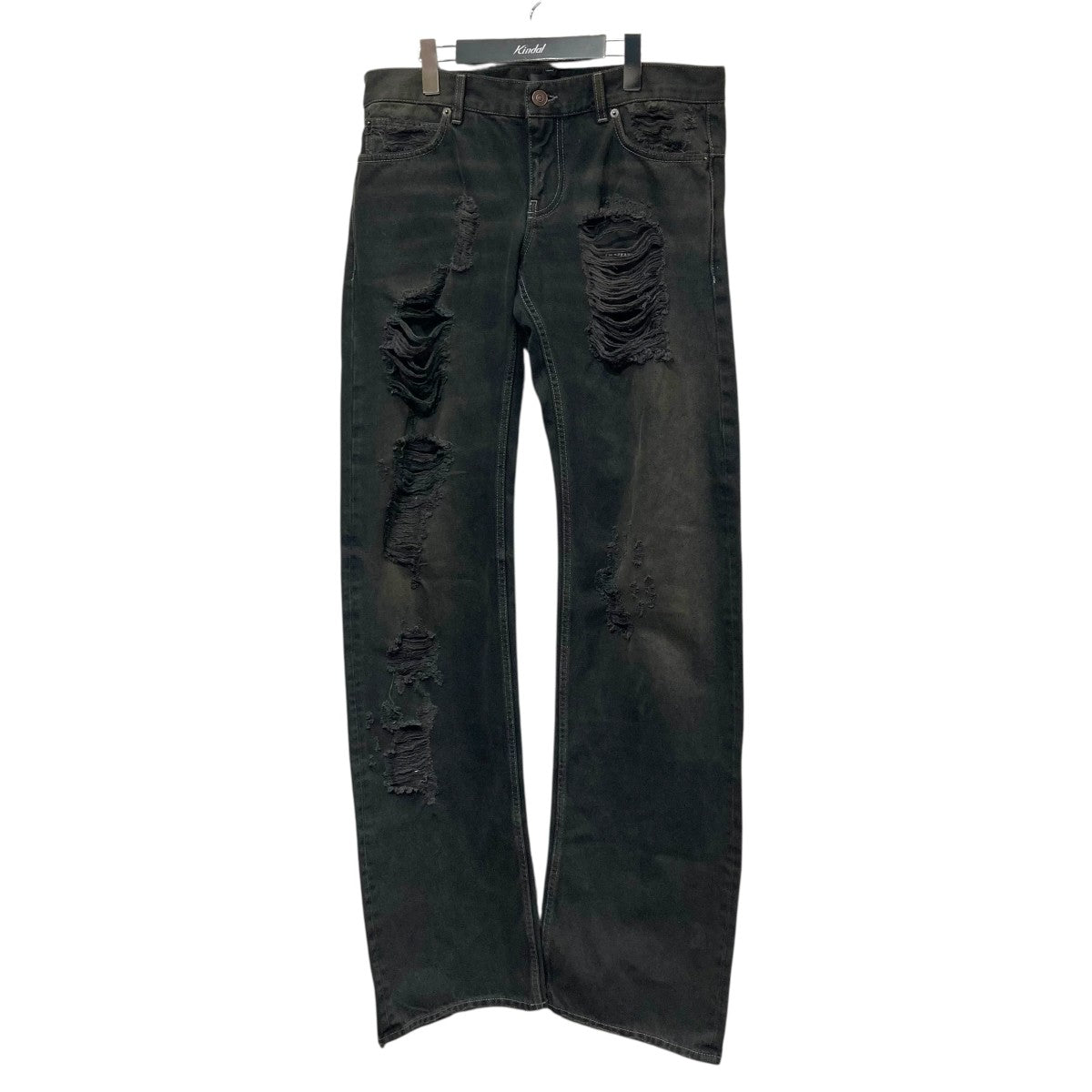 BALENCIAGA(バレンシアガ) ローライズダメージデニムパンツ833430 