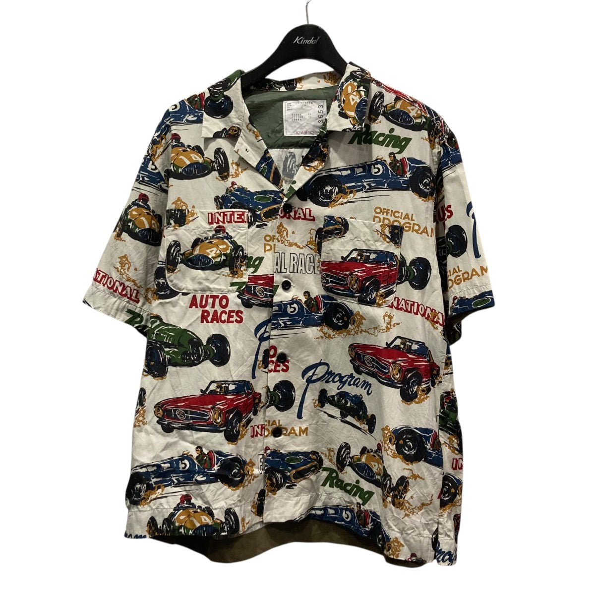 sacai(サカイ) Tropical Print Shirtカーレーストロピカルプリント半袖 