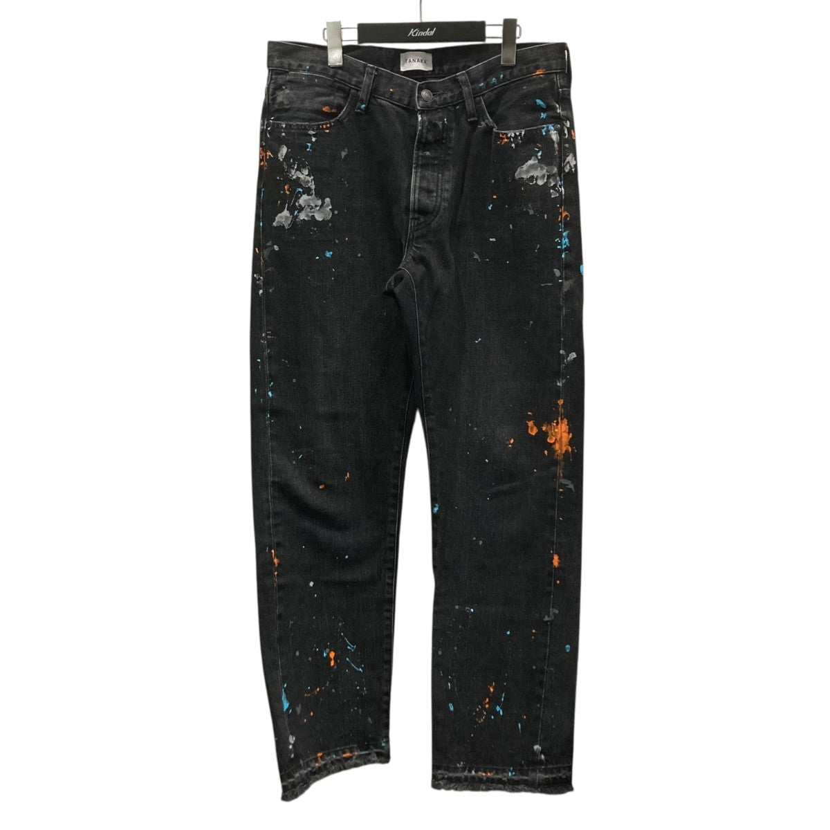 TANAKA HAKAMA JEAN TROUSERS デニム ブラック 34