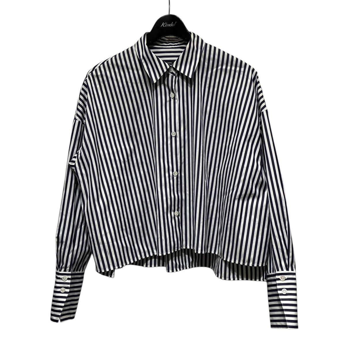 クロップドストライプシャツ24-050-400-9220-3-0