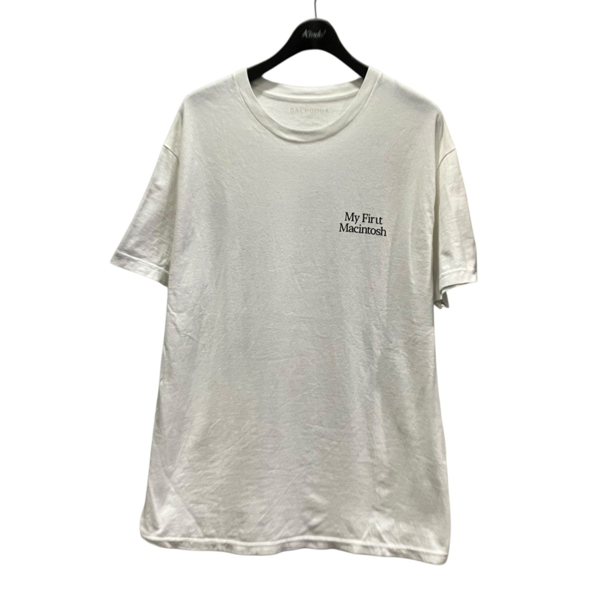 BACKDOOR×ALWAYTH 25SS漢字talk tee漢字プリントTシャツ ホワイト