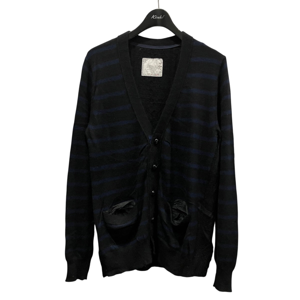 sacai(サカイ) アンゴラ混ニット切替カーディガン11-00204M 11-00204M
