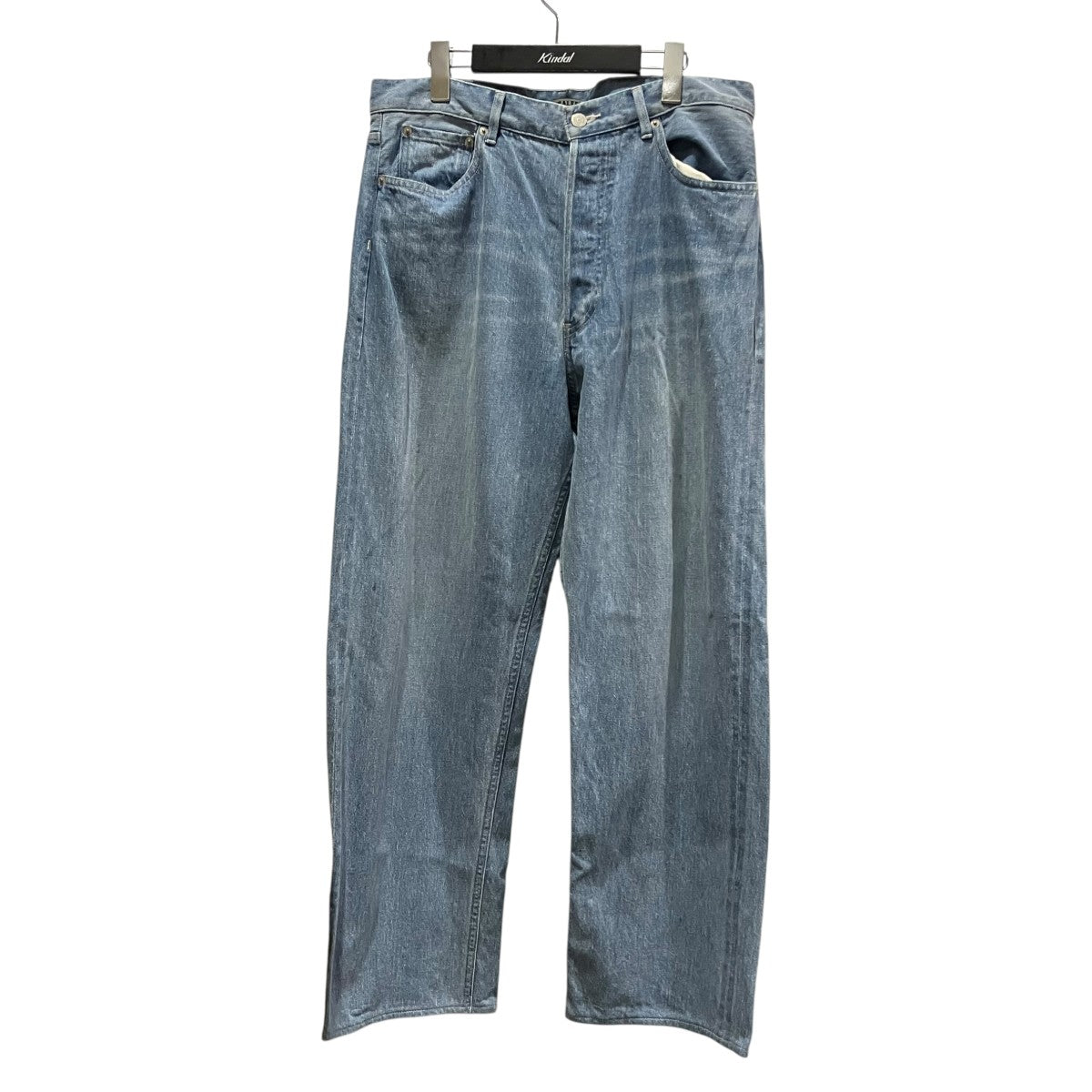 AURALEE(オーラリー) SELVEDGE FADED LIGHT DENIM WIDE PANTSワイド
