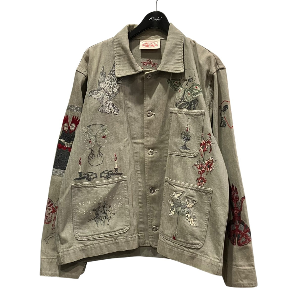 New Rituals Chore Jacket刺繍ミリタリーシャツ